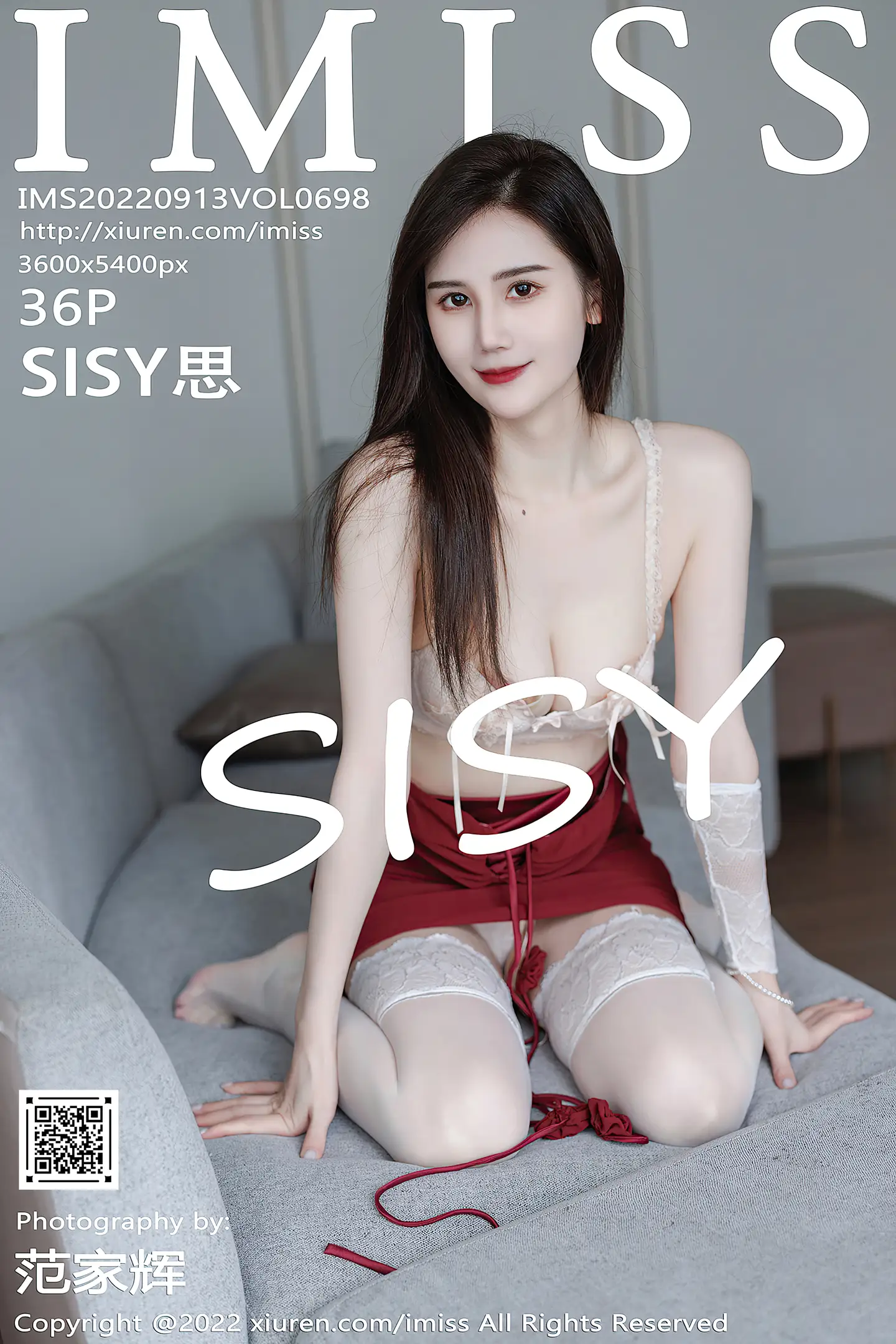 [IMISS爱蜜社]Vol.698_模特LindaLinda私房脱暖色连衣裙露花纹内衣秀完美身材诱惑写真36P-秀人网 - XiuRen.Pro